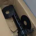 Fifth Wheel to Gooseneck Adapter Kingpin with Reinforcing Rib - Includes 1 Lube Plate, Fit for Campers, Trailers, Tractors, Semi-Tractors, 4" Round Tube with 2" Kingpin, Attaches to 5th Wheel