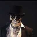 Bulex Skull Mask - Scary Full Head Skeleton Headgear - Realistic Halloween Cosplay Latex Horror Mask