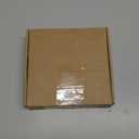 2 Inch Rubber Caster Wheel Set of 4with Brake with 5/16" x 1-1/2" (8 x 38mm) Stem and 20mm Dia Sockets, for Furniture Crib Trolley Dining Car Casters