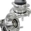 2 Pcs 512553 Rear Wheel Bearing Hub Assembly Compatible with Hyundai Sonata 2015-2019, Tucson 2016-2019, Veloster N 2019, for Kia Optima 2016-2019, Sportage 2017-2020, Cadenza 17-19, 5 Lugs w/ABS