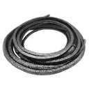 Flexible Graphite Braided Compression Packing for Pump Valve or Mechanical Seal,1/4" x 1/4", 10 feet