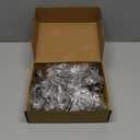 20 Pack Soft Close Cabinet Door Hinges for 1/2" Partial Overlay Cupboard, 100 Degree Opening Angel, Stainless Concealed Kitchen Cabinet Hinges with Mounting Screws and Manual