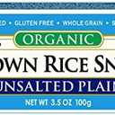 Edward & Sons Organic Brown Rice Snaps Crackers, Unsalted, 3.5 Oz