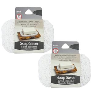 Jacent White Soap Saver Soap Holder, 2 Count - 1 Pack