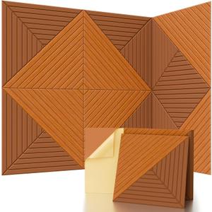 6 Pack Peel and Stick Acoustic Wall Panels, 72"×48 Coverage