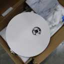 Design Small Rolling TV Cart for 24-48 Inches TV, Minimalist Modern TV Floor Stand on Wheels Fits Max VESA 200x200mm, V2 Portable Smart TV Cart, White, Master Series