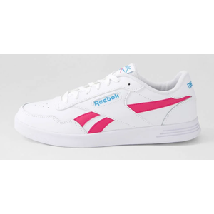 Reebok Court Advance W White Pink Blue Sneakers 8.5