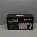 Mueller UltraToast Full Stainless Steel Toaster 2 Slice, Long Extra-Wide Slots with Removable Tray, Cancel/Defrost/Reheat Functions, 6 Browning Levels with LED Display, Housewarming Gifts New Home