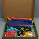 2 Pack Kids Bow and Arrow Set with LED Flash Lights, 14 Suction Cup Arrows and Fluorescence Standing Target-Perfect Indoor and Outdoor Game Archery Set Toy Gift for 4 5 6 7 8-12 Year Old Boys (Purple and Green)