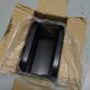 ALELION Black Napkin Holder for Table - Wood Upright Napkin Holders for Kitchen - Wooden Coutertop Napkin Dispenser for Dining Room Table Restaurant Picnic Party