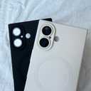 ZhyzRhsm Designed for iPhone 17 Case Silicone Compatible with Magsafe, Camera Lens Protector, Military Grade Shockproof Protective, Rectangle Magnetic Phone Case for iPhone 17 Black