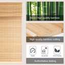 LazBlinds Cordless Bamboo Roman Shades, Light Filtering Window Treatment, Roll Up Bamboo Blinds for Windows, 27'' W x 60'' H