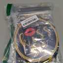 Black Happy New Year with Gold Black Paper Flag Bunting Swirl Streamers & Pom Poms for New year Party Decorations