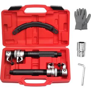 Coil Spring Compressor Tool Automotive 2 pcs Heavy Duty Macpherson Strut Spring Compressor Set with Safety Bracket for Car Truck ATV UTV, 2200 LB Capacity, Coil Spring Compression Tool Coil Spring Compressor Tool Automotive 2 pcs Heavy Duty Macpherson Strut Spring Compressor Set with Safety Bracket for Car Truck ATV UTV, 2200 LB Capacity, Coil Spring Compression Tool