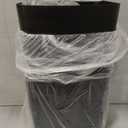 Hoolerry 8 Pcs 3 Gallon/12 Liter Small Trash Can, Black