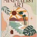 SOUTHERN LOTUS Minimalist Art Coloring Book Spiral Bound with Abstract Design Aesthetic Shapes Styles Hardcover Adult Color Pages for Women Seniors Girls Relax Relieve Stress