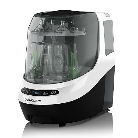 Baby Brezza Baby Bottle Washer Pro - Clinically Proven Better Cleaning - Washer, Sterilizer + Dryer In One Appliance for Essentials like Bottles + Pump Parts Machine Replaces Brushes + Racks