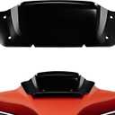 5" Windshield Black Windscreen Compatible for Harley Davidson CVO Street Glide FLHXSE 2023-Up, Street Glide FLHX 2024-Later (Vertical 5", Horizontal 7")