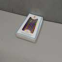 The Dreidel Company Dripless Hanukkah Candles, Multicolored Ombre Striped Deluxe Tapered Decorations, 1 Hour Burn Time, Chanukkah 45 Menorah Candles Box for All 8 Nights of Chanukah