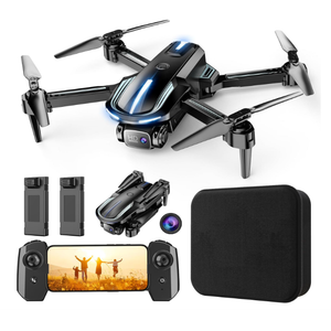 Drone with Camera for Adults Beginners Kids, Fun 1080P Foldable Mini Drone for Exciting Indoor Outdoor Play, RC Quadcopter with 2 Batteries, One Key Start, Easy to Fly, Altitude Hold, 3D Flips