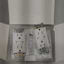 DEWENWILS 2-Pack GFCI Outlet 15Amp, GFCI Outlet Tamper Resistant(TR), Weather Resistant(WR) GFI Receptacle with Self-Test, LED Indicator, Wall Plate Included, Indoor or Outdoor, UL Listed, White