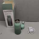 Momcozy Portable Milk Warmer for Travel  Dual Heating Modes for Breast Milk & Water, Portable Bottle Warmer with Fast Heating & Long Battery Life, 17 Ounces Large Capacity to Meet Your All-Day Needs (Green)