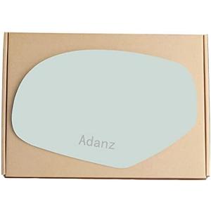 Adanz Side Mirror Replacement Glass fit for Chevrolet Avalanche Chevy Silverado GMC Sierra 1500 2500 3500 Suburban Tahoe Yukon Escalade Driver Left Side LH Flat Non heated, Including Adhesive Pads