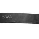 uxcell 2/A53 or 2/4L550 Banded V-Belt Classic Wrapped Rubber, 2 Banded/2 Ribs, A Profile, 53"(1350mm) Inside Circumference