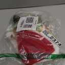 Lewondr Black Angel Christmas Tree Topper, 12" African American Lighted Angel Tree Topper with 8 Modes, 6H Timer Black Angel Treetop Figurine Wings, Remote & USB Powered Xmas Tree Decor for Home, Red