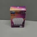 PHILIPS LED 60W A19 4-Pack Ultra Definition Soft White (2200K) 800 Lumen (8W=60W) Dimmable Flicker Free Light Bulbs