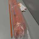 58 Inch Approx 5FT Driveway Markers with 10.2" Reflective Tape 20 Pack Solid Fiberglass Snow Stakes for Snow Plowing with Drill Bit and Gloves 5/16 Inch