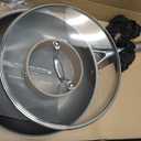 Titanium Frying Pan with Lid - 10.25" No Coating PFAS-Free Skillet, Tri-Ply Titanium & Stainless Steel, Induction & Dishwasher Safe
