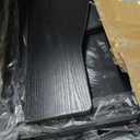 Changing Table, 6-Drawer Baby Dresser with Changing Table top,Waterproof Diaper Changing Station & Pad, 2 Height-Adjustable Open Storage Shelves, Mobile Nursery Organizer, Black