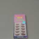 BTArtbox Press On Nails Almond - Short Soft Gel Fake Nails with Nail Glue, Opaque Reusable Stick On Nails in 16 Sizes - 32 Nail Kit, Falling Star Cat Eye