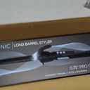 Bio Ionic Long Barrel Curling Iron with Moisture Heat Technology & NanoIonic MX Versatile Curling Wand - Multiple Barrel Sizes for Tight, Classic, Loose & Soft Curls, 0.75"