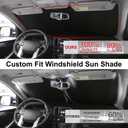 Windshield Sun Shade Custom Fit for 2015-2023 2024 2025 2026 Chevrolet/Chevy Colorado/GMC Canyon Pickup Truck Prime Accessories Foldable Sunshade Protect Car from Heat Damage Keep Car Cooler