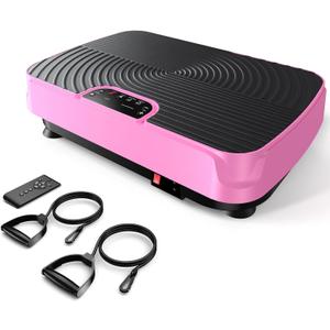 2025 Upgrade Vibration Plate Exercise Machine for Lymphatic Drainage,400Lbs Capacity Full-Body Workout Platform Vibrating Plate Pilates Equipment,Home Workout Equipment for Fitness Weight Loss