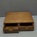 Wooden K Cup Organizer Coffee Pod Storage Box, Coffee Pods and Tea Organizer Holder, K Pod Drawer Coffee Maker Machine Stand, Organizador De Cafe, Kcup Drawer Organizer Under Brewer, 30 Pod Capacity