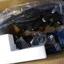 Headlights Assembly for 2008-2012 Honda Accord 4dr Black Housing Clear Reflector Clear Lens Headlamp Replacement Left and Right Pair NOT fit coupe models or Crosstour models(Bulbs not included