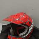 TCMT DOT Youth Kids Dirt Bike Helmet Youth Motocross Helmet Full Face ATV Four Wheeler Motorcycle BMX Helmet for Boys Girls, Off-Road Protective Gear with Goggles Gloves New (Pattern:Red Spider)