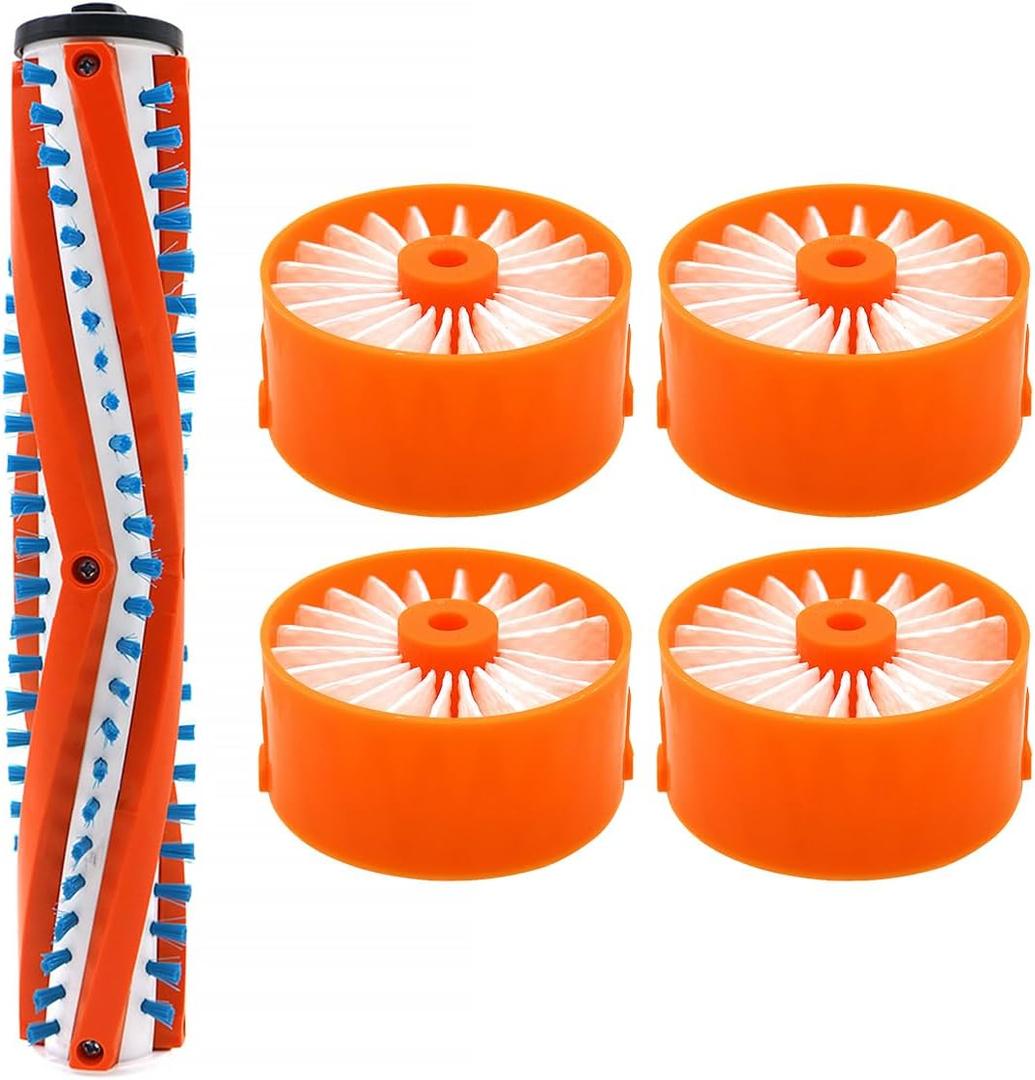 WuYan Vacuum Cleaner Main Brush Filter Kit Compatible with Black Decker BSV2020P BSV2020G Replacement Brush Roller Filter Vacuum Cleane Replacement parts