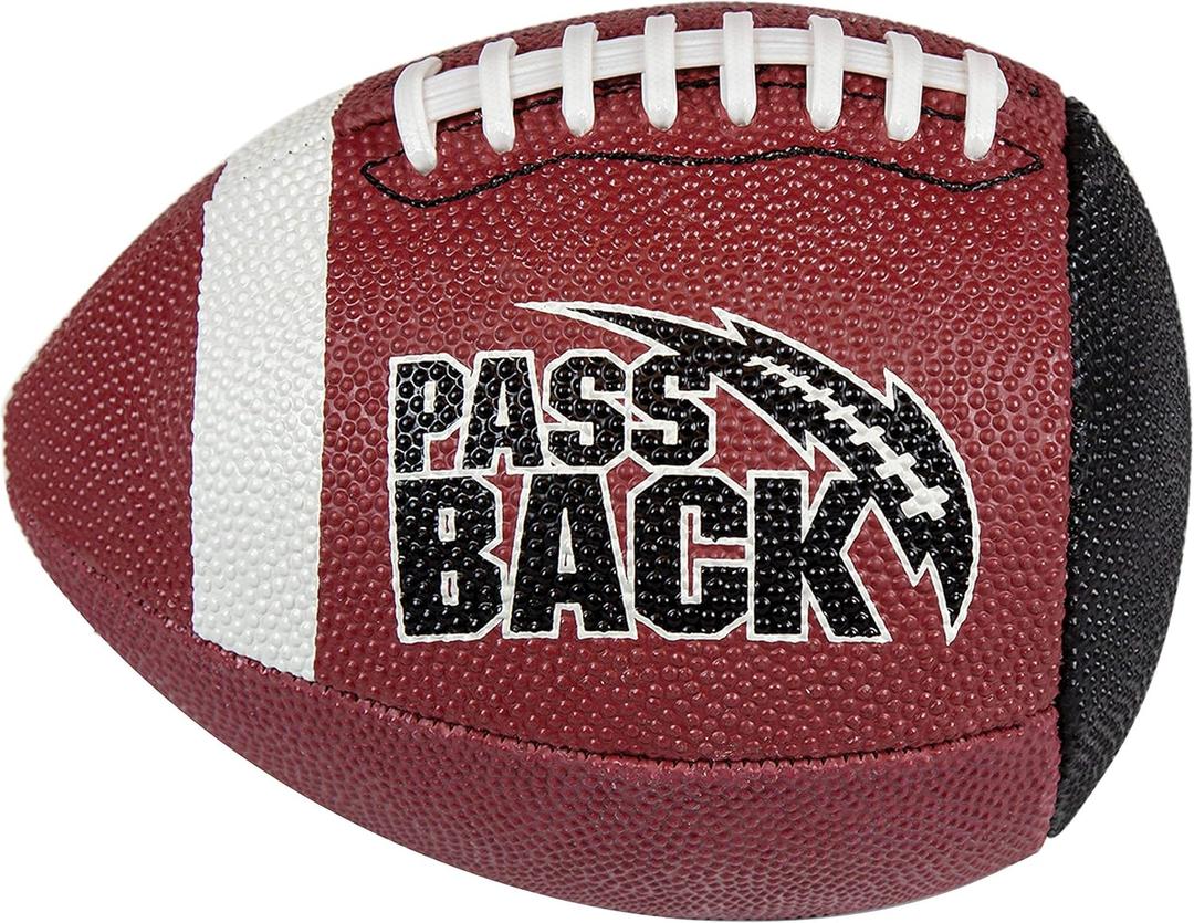 Passback Junior Rubber Football, Ages 9-13, Youth Training Football, (Ships Deflated)