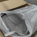 Wesiti Triangular Headboard Wedge Pillow Twin XL Dorm Bed Backrest, Gray