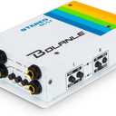 Bolanle Passive Dual Channel DI/LI Box Direct Box Line Isolator, Stereo/Mono Switch for Guitar Bass Keyboard, 1/4 Input XLR Balanced Output, 15dB PAD, GND Lift, THRU Output for Studio Stage Live