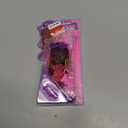 Barbie Extra Mini Minis Doll with Burgundy Hair, Red Ruffle Dress, Sunglasses & Accessories & Stand, 3.25-inch