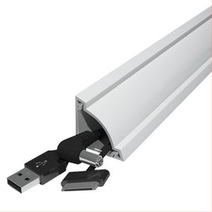 Corner Cable Hider, 125.6in Cable Concealer, Paintable Cord Cover for Wall, Corner Cable Management Kit, Wire Raceway for Floor Baseboard and Ceiling, 8XL15.7in, White