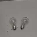 100 Watt Incandescent Light Bulbs, A19 100 WATT Incandescent Bulb Shatter Resistant Rough Service Light Bulb 100 WATTS A19 Shape, E26 Standard Base 2 Pack