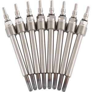 8 Pcs Diesel Glow Plugs Compatible with 2004-2007 Ford F250 F350 F450 F550 2004-2010 E350 Van 2005-2010 E450 Van 2004-2005 Excursion Replace# 4C3Z-12A342-AA ZD-13