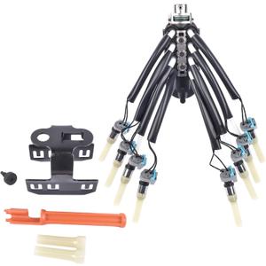 Fuel Spider Injector Assembly W/Bracket Replacement For 1996-02 GM Chevy Pickup Trucks Suburban Express Savana 5.0 5.7 Vortec V8# FJ504 89060440 17114163 25340347 93441235 217-3029