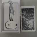 Magnetic Selfie Monitor Screen, Wireless Phone Camera Screen Mirroring, Rear Camera Monitor for Selfie Vlogging, TikTok/YouTube Live, iPhone&Android Compatible, White